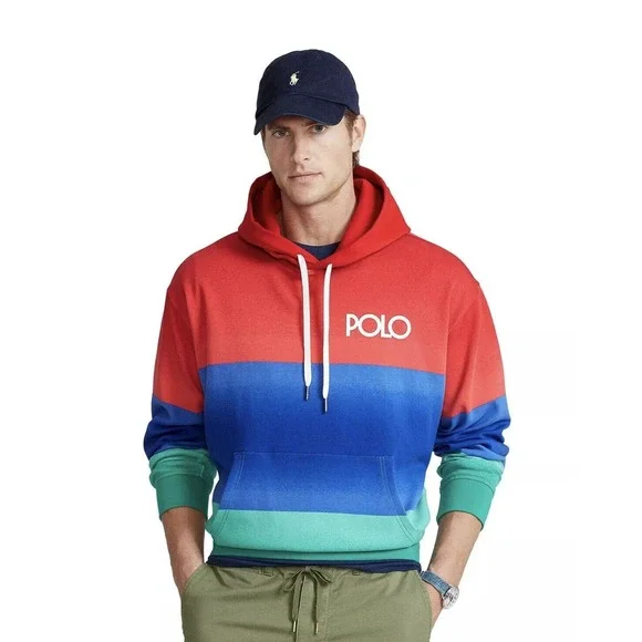 Polo Ralph Lauren RRL Comfort Hoodie Jacket Rare Ombre Mens XL New Fast Ship